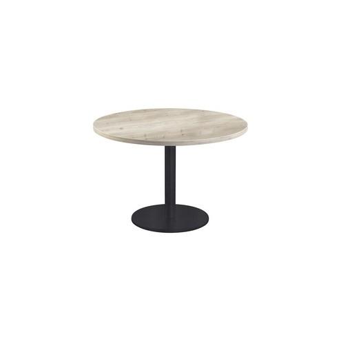 Special-T 42" Cantina Hospitality Table - Thermofused Laminate (TFL) Round Top x 42" Table Top Diameter - Assembly Required - Silver Gray