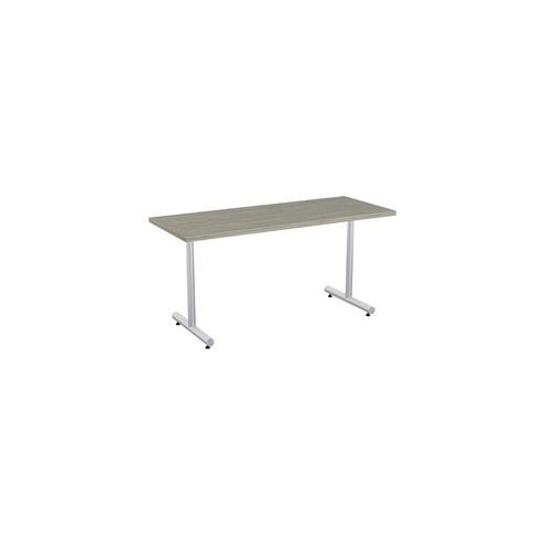 Special-T Kingston Training Table - Thermofused Laminate (TFL) Top - 72" Table Top Width x 24" Table Top Depth - 29" Height - Assembly Required - Silver Gray