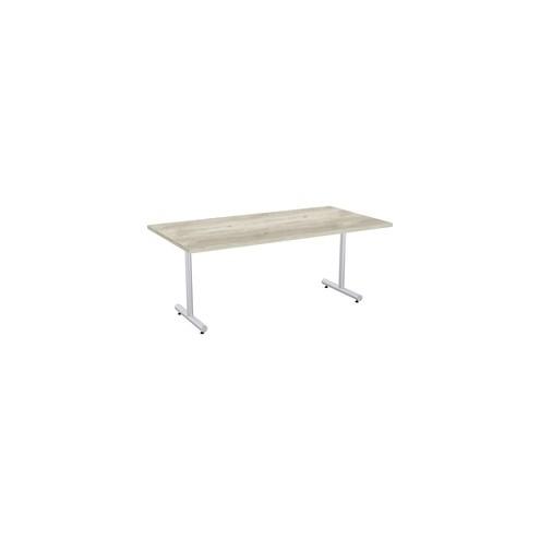 Special-T Kingston Training Table - Thermofused Laminate (TFL) Top - 72" Table Top Width x 30" Table Top Depth - 29" Height - Assembly Required - Silver Gray