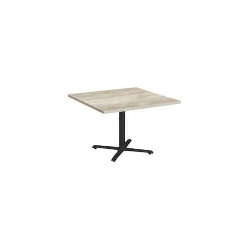 Special-T Star-X 42"D Hospitality Table - Thermofused Laminate (TFL) Square Top - 42" Table Top Width x 42" Table Top Depth - 29" Height - Assembly Required - Silver Gray - Particleboard
