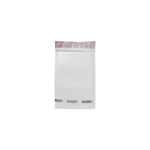 Sealed Air Tuffgard Premium Cushioned Mailers - Bubble - #0 - 6" Width x 10" Length - Peel & Seal - Poly - 25 / Carton - White