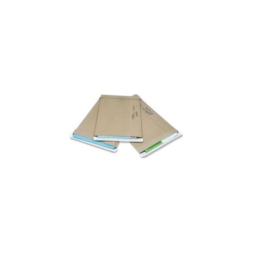 Jiffy Mailer Jiffy Utility Mailers - Shipping - #4 - 9 1/2" Width x 13 3/4" Length - Self-sealing - Kraft - 100 / Carton - Natural Kraft