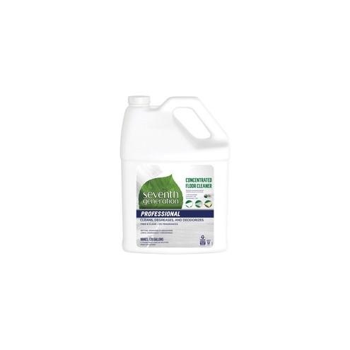 Seventh Generation Concentrated Floor Cleaner - Concentrate - 128 fl oz (4 quart) - Lemon Chamomile Scent - 1 Each - Multi