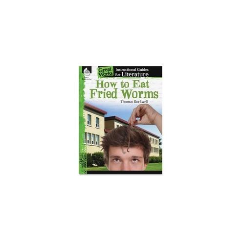 Shell Education How To Eat Fried Worms Instructional Guide Printed Book by Thomas Rockwell - Shell Educational Publishing Publication - Book - Grade 3-5