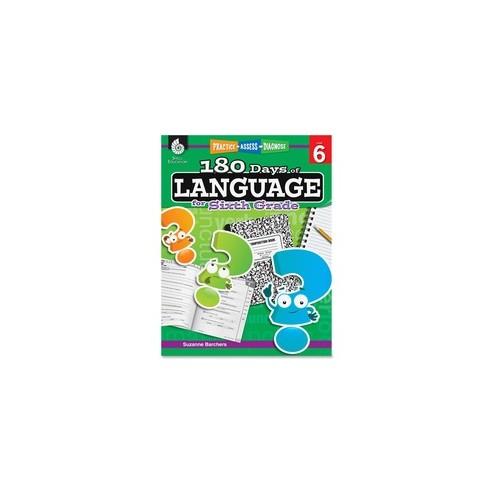 Shell Education Education 18 Days/Language 6th-grade Book Printed Book by Suzanne Barchers - Shell Educational Publishing Publication - Book - Grade 6 - English