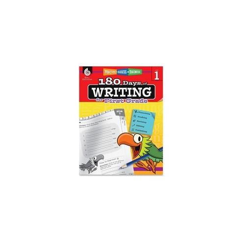 Shell Education 1st Grade 180 Days of Writing Book Printed Book - Shell Educational Publishing Publication - Book - Grade 1