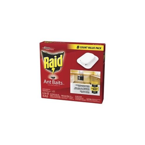 Raid Ant Baits - Ants - 0.24 oz - Tan - 8 / Box