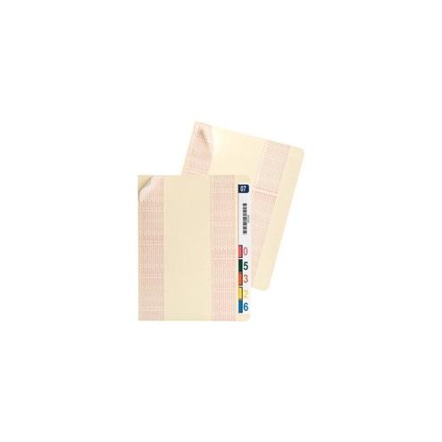 Smead Self-Adhesive End Tab Converters - 3 1/4" Width x 9 1/4" Length - Manila Divider - 200 / Box