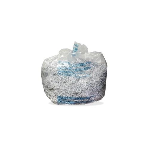 GBC Shredder Bags - For Large Office Shredders - 30 gal - 25/Box - Plastic - Clear