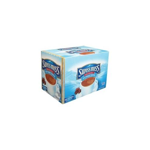 Swiss Miss No Sugar Added Hot Cocoa Mix - Powder - Milk Chocolate Flavor - 0.55 oz - 24 / Box