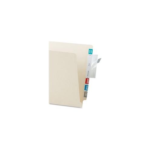 Tabbies Self-adhesive File Folder Label Protectors - Clear - 500 / Box