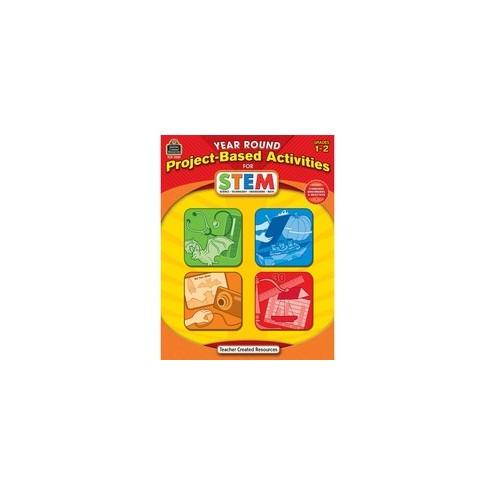 Teacher Created Resources Year Round Grades 1-2 Stem Project-Based Activities Book Printed Book - Book - Grade 1-2