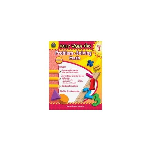 Teacher Created Resources Gr 1 Daily Math Problems Book Printed Book - Book - Grade 1