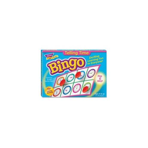 Trend Telling Time Bingo Game - Theme/Subject: Learning - Skill Learning: Time, Language - 6-8 Year