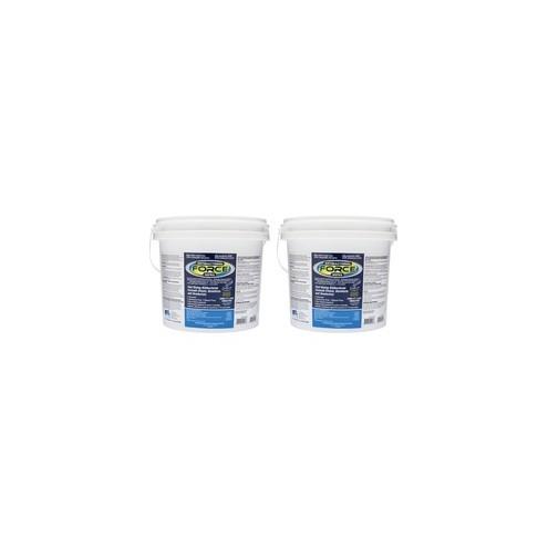 2XL Antibacterial Force Wipes Dispensing Bucket - Wipe - 6" Width x 8" Length - 900 / Bucket - 2 / Carton - White