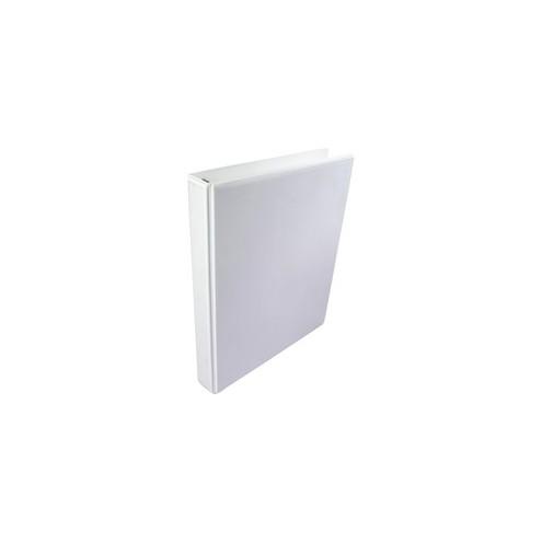 Wilson Jones A4 International Binder - 3" Binder Capacity - A4 - 8 1/8" x 11 5/8" Sheet Size - 550 Sheet Capacity - 4 x Round Ring Fastener(s) - 2 Internal Pocket(s) - Vinyl - White - 1 Each