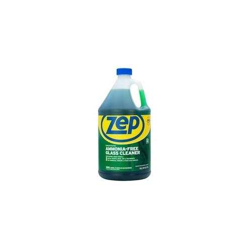 Zep Glass Cleaner Concentrate - Liquid - 128 fl oz (4 quart) - 1 Each - Green