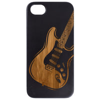 Guitar 2 - Engraved - Wooden Phone Case