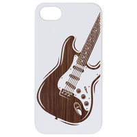 Guitar 2 - Engraved - Wooden Phone Case
