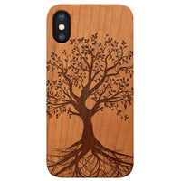 Tree 2 - Engraved - Wooden Phone Case - IPhone 13 Models