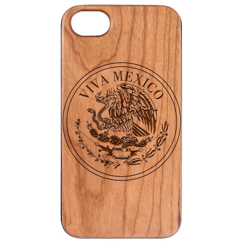 Viva Mexico - Engraved - Wooden Phone Case - IPhone 13 Models