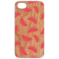Watermelon - UV Color Printed - Wooden Phone Case - IPhone 13 Models