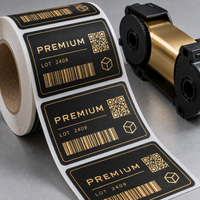 NIIMBOT Gold Thermal-Transfer Ribbon for Lake Blue M2_H, 24 m