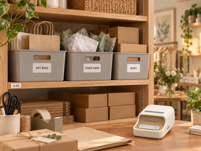 Retail shelf and stock labels