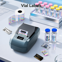 NIIMBOT M2 Label Maker with Tape & Ribbon 2Inch Thermal Transfer Support Color Ribbon Printing Bluetooth Sticker Printer for Office Small Business School Home Cable Storage, Compatible with Phones & PC