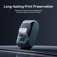 NIIMBOT M2 Label Maker with Tape & Ribbon 2Inch Thermal Transfer Support Color Ribbon Printing Bluetooth Sticker Printer for Office Small Business School Home Cable Storage, Compatible with Phones & PC