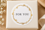NIIMBOT 49 × 49 mm Round Gold Foiling Circle Direct Thermal Labels for B Series