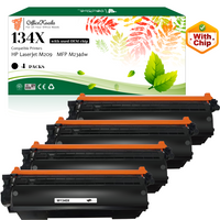 Office Koala 134X Black Toner Cartridges(with Econ Chip), Compatible with  HP LaserJet M209 MFP M234dw, 2400 Pages Yield  (Replacement for OEM Part W1340X)