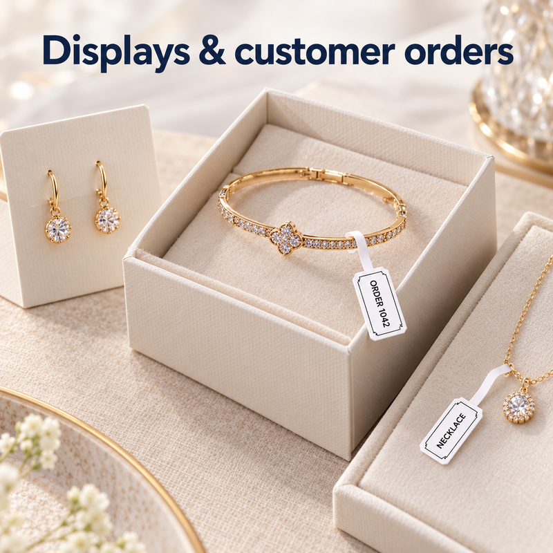 Displays & customer orders