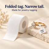NIIMBOT 25 × 30 + 45 mm White Jewelry Labels — 1 Roll | EstateSail