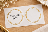 NIIMBOT 49 × 49 mm Round Gold Foiling Circle Direct Thermal Labels for B Series
