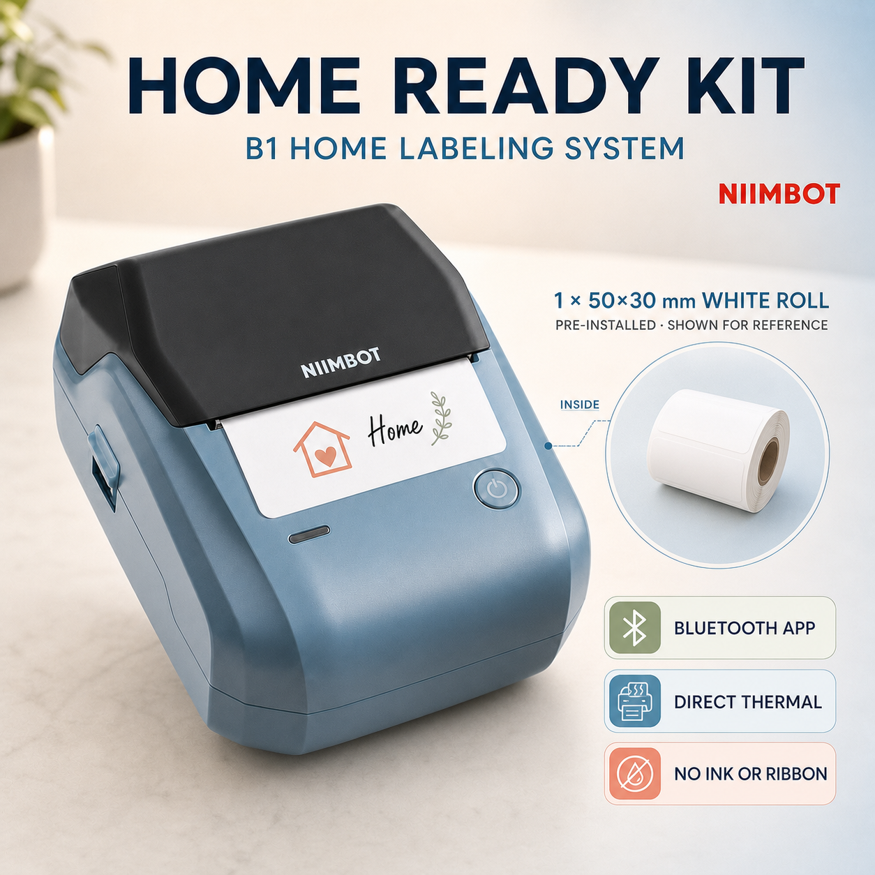 NIIMBOT B1 Home Labeling System