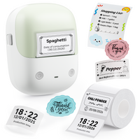 NIIMBOT B2 Label Maker Machine with Tape, 2 Inch Portable Label Printer, Bluetooth Thermal Label Printer with Multiple Templates for Small Business, Office, Home, School