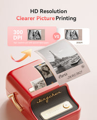 NIIMBOT Sticker Printer, B21 Pro Portabel Sticker Maker, Bluetooth Label Maker, 300DPI HD Label Printer for Photos, Notes, Study Graphics, Memo Maker, with 50x30mm Label
