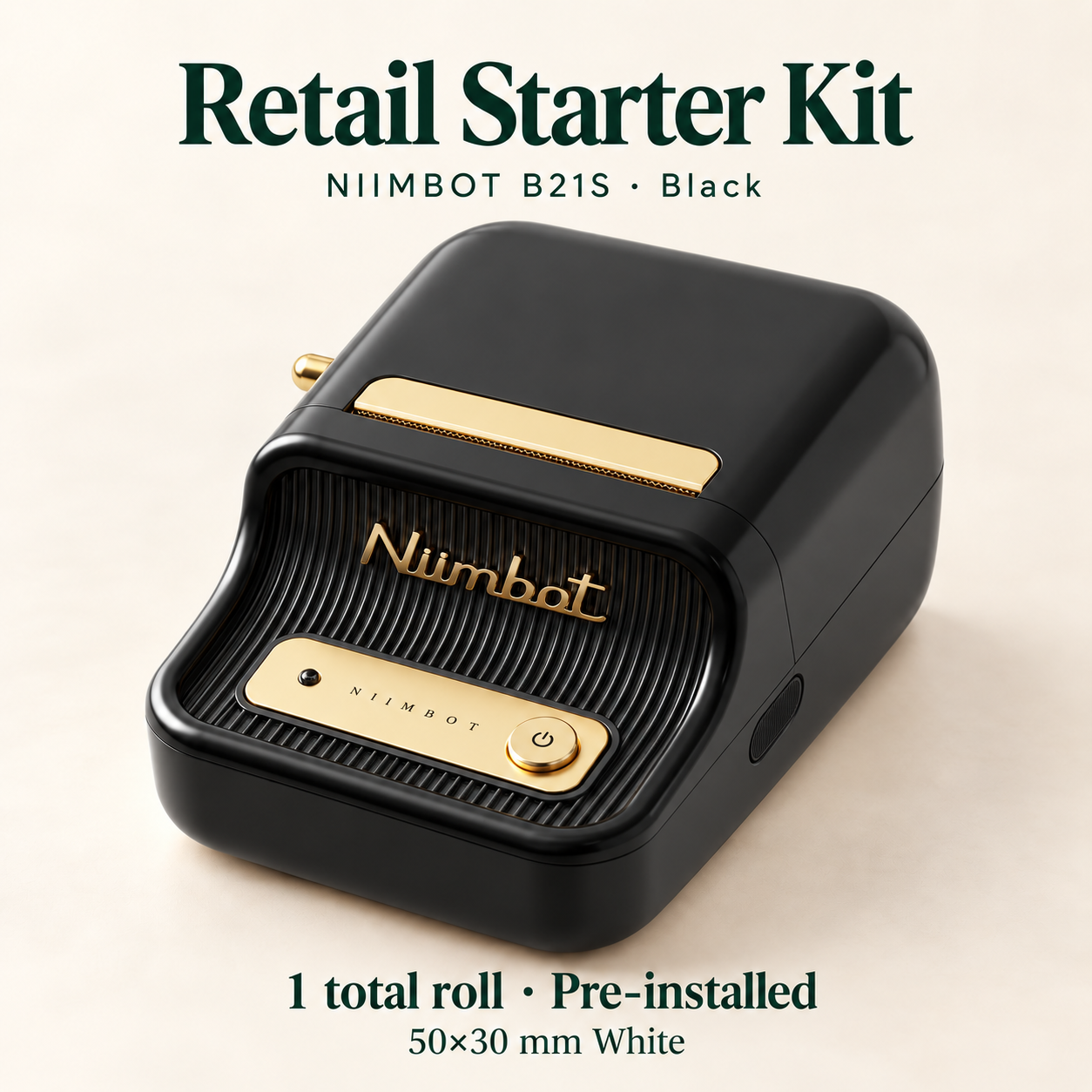 NIIMBOT B21S Retail Labeling System – Black