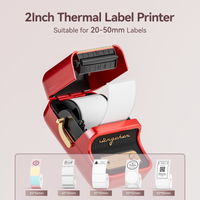 NIIMBOT B21 Label Maker, Thermal Label Printer, Portable Inkless Label Makers for Home/Office/Business, with 1 Pack 50x30mm White Label, Compatible with iOS & Android