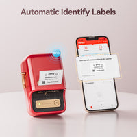 NIIMBOT B21 Label Maker, Thermal Label Printer, Portable Inkless Label Makers for Home/Office/Business, with 1 Pack 50x30mm White Label, Compatible with iOS & Android
