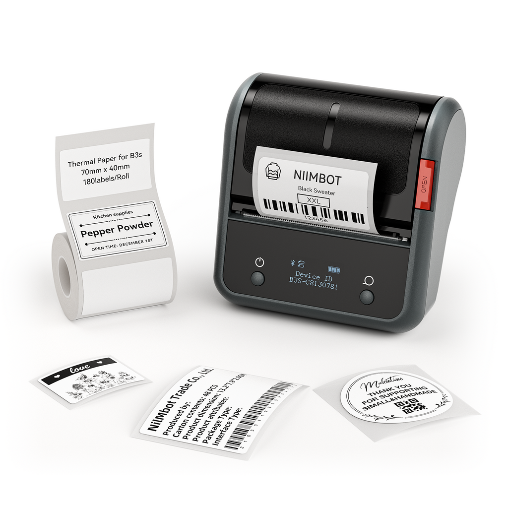 NIIMBOT B3S Business Label Maker - Black – officekoala