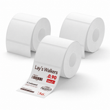 NIIMBOT 50×30 mm Red & Black Direct Thermal Labels – 230 Labels/Roll