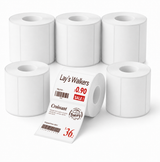 NIIMBOT 50×30 mm Red & Black Direct Thermal Labels – 230 Labels/Roll