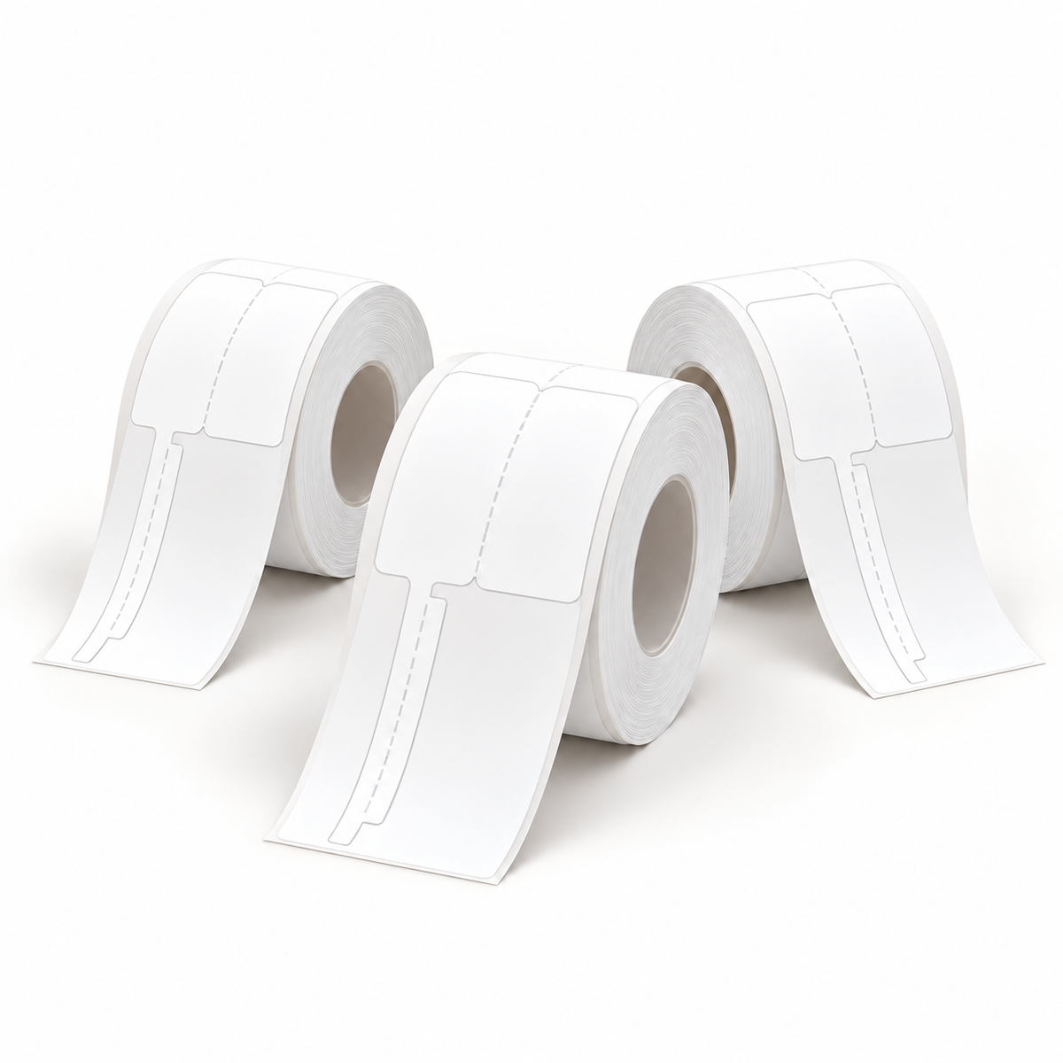 NIIMBOT 30×40+45 mm White Jewelry Labels, 90 Labels/Roll
