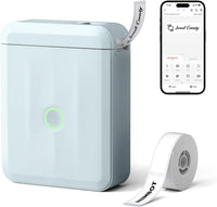 NIIMBOT D110 New Version Label Maker Machine with Tape, Handheld Bluetooth Label Printer, Mini Thermal Printer, Sticker Maker for Organizing Home Kitchen School