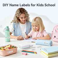 NIIMBOT D110 New Version Label Maker Machine with Tape, Handheld Bluetooth Label Printer, Mini Thermal Printer, Sticker Maker for Organizing Home Kitchen School