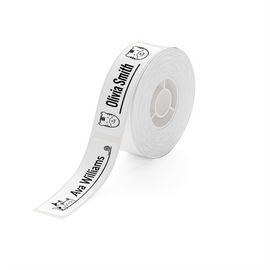 NIIMBOT Label Maker Tape for D11/D110/D101/H1S Label Maker, 12 x 40 mm (0.47"x1.57") for Home Office Labeling Tape Replacement, White