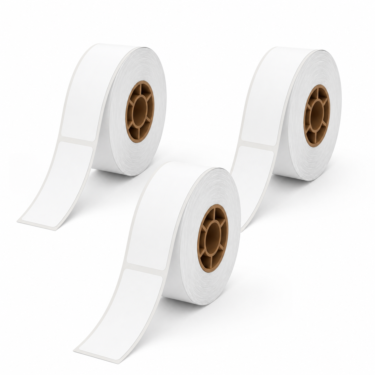 NIIMBOT 12×40 mm White Mini Labels, 155 Labels/Roll