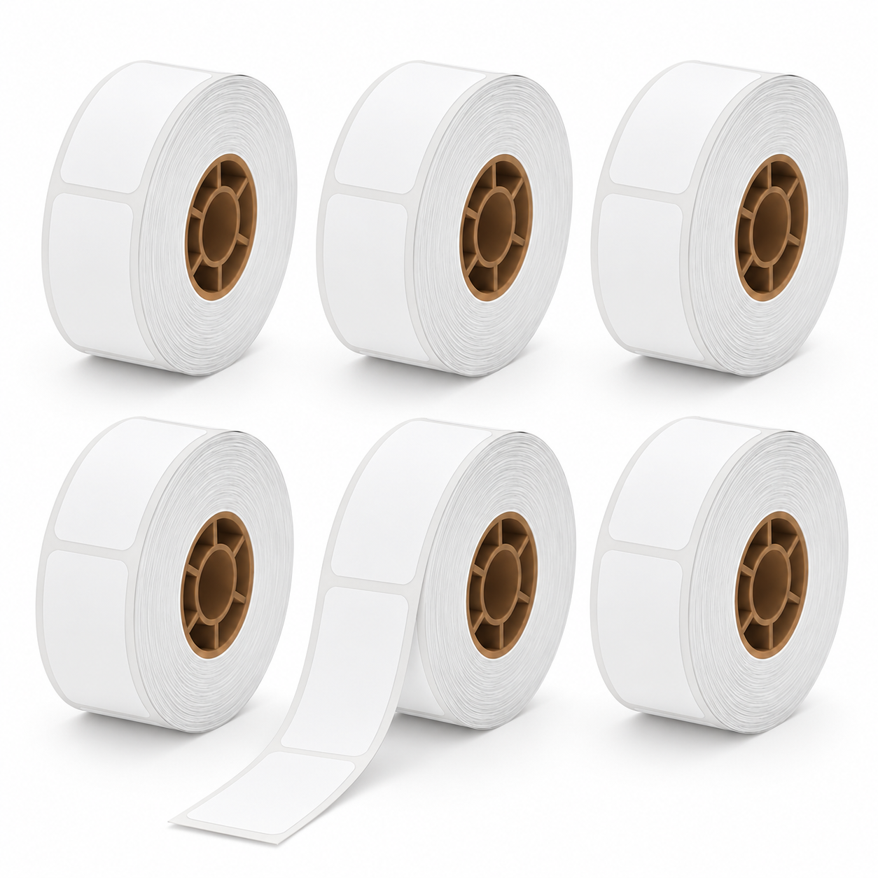 NIIMBOT 15×30 mm White Mini Labels, 195 Labels/Roll